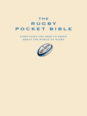cover image of The Rugby Pocket Bible